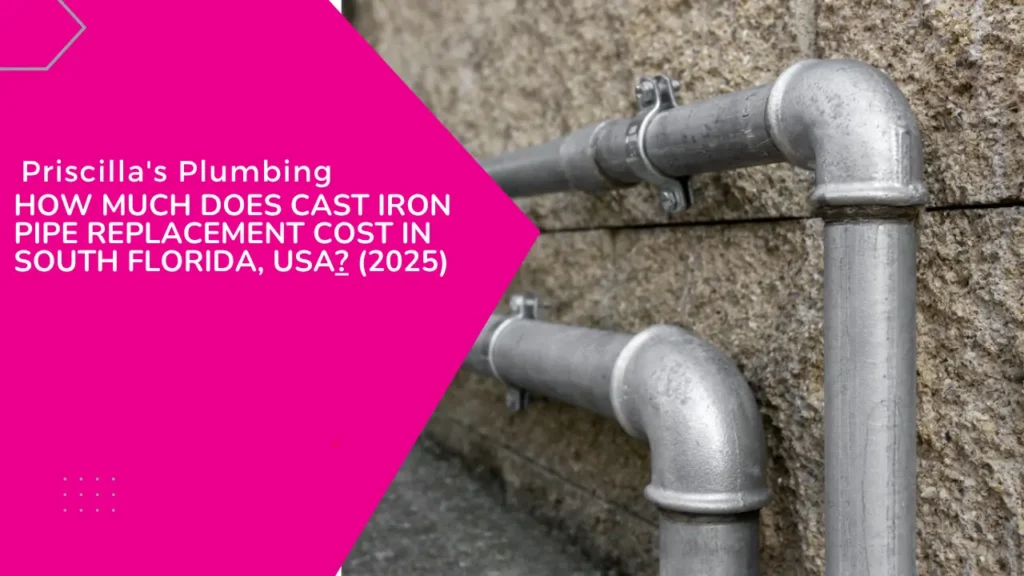 How Much Does Cast Iron Pipe Replacement Cost in South Florida, USA?