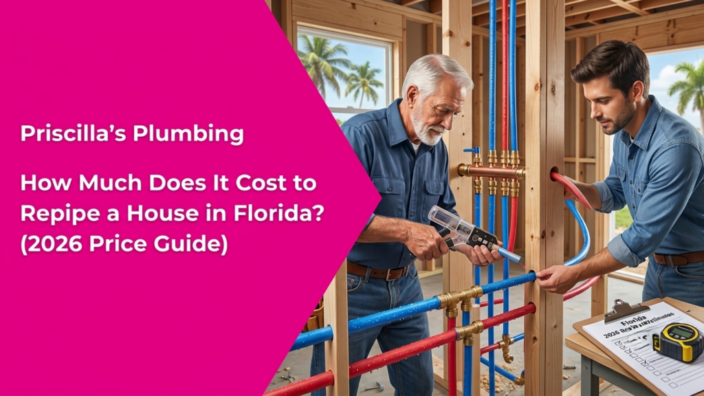 How Much Does It Cost to Repipe a House in Florida? (2026 Price Guide)