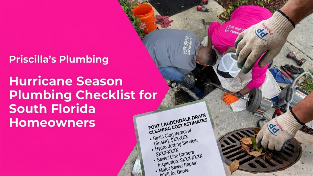 How Much Does Drain Cleaning Cost in Fort Lauderdale? (2026 Pricing)