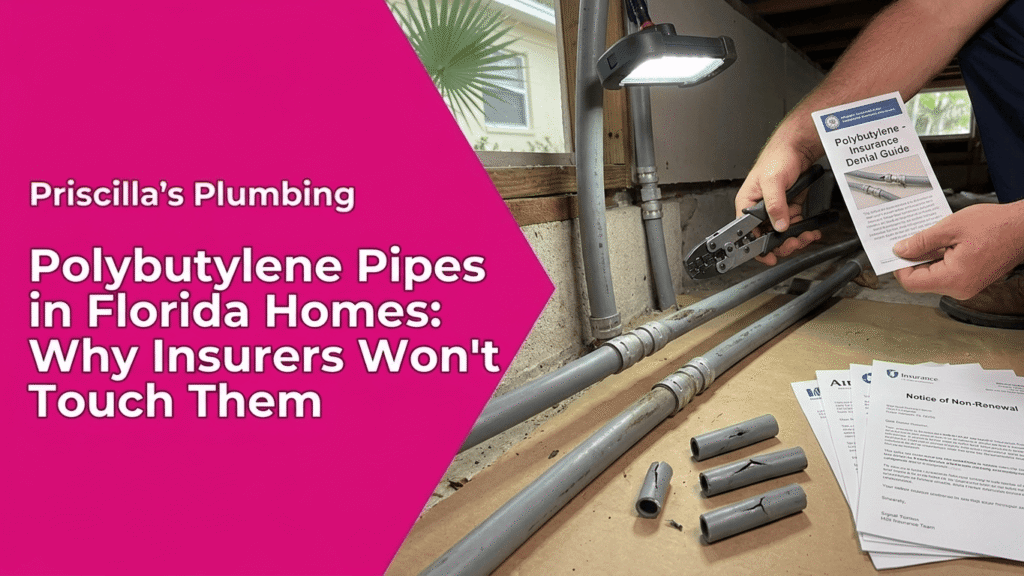 Polybutylene Pipes in Florida Homes: Why Insurers Won't Touch Them